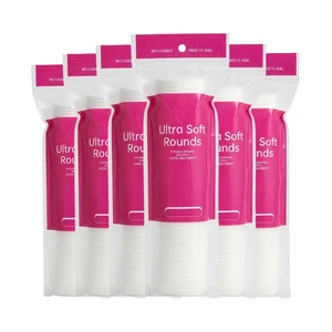 600 PCS Cotton Rounds100 Count (Pack of 6)-Soft, Absorbent, Cotton Face Pads for Makeup Removal, Skincare, Skin Care and Gentle Facial Cleansing - Lint Free Stitched Pads 600 PCS Cotton Rounds100 Count (Pack of 6)-Soft, Absorbent, Cotton Face Pads for Makeup Removal, Skincare, Skin Care and Gentle Facial Cleansing - Lint Free Stitched Pads