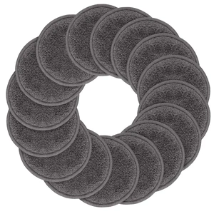 Reusable Makeup Remover Pads,Round 3.15inch,16 Pack,Darkgrey | Microfiber Face Cleansing Gloves Washable with Laundry Bag and Travel Bag Rounds Toner Pads,Perfet for Face,Eye,Lips Reusable Makeup Remover Pads,Round 3.15inch,16 Pack,Darkgrey | Microfiber Face Cleansing Gloves Washable with Laundry Bag and Travel Bag Rounds Toner Pads,Perfet for Face,Eye,Lips