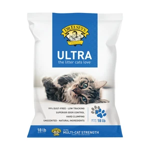 Ultra Unscented Clumping Clay Cat Litter 18 lb Bag Ultra Unscented Clumping Clay Cat Litter 18 lb Bag