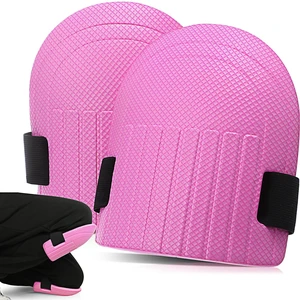 Garden Knee Pads for Women Men Foam Knee Pads for Work, Pink | Flooring Kneepads with Foam Padding, Adjustable Hook'n'loop Straps, Waterproof, Comfortable Knee Pads for Gardening Housework Garden Knee Pads for Women Men Foam Knee Pads for Work, Pink | Flooring Kneepads with Foam Padding, Adjustable Hook'n'loop Straps, Waterproof, Comfortable Knee Pads for Gardening Housework