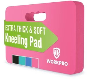 Extra Thick Kneeling Pad, Soft NBR Foam Cushioning for Knees | Large Foam Kneeler Mat for Gardening, Bathing Baby, Exercise, Daily Chores, Workout Supplies, 17.5 x 11 x 1.5 in, Pink Extra Thick Kneeling Pad, Soft NBR Foam Cushioning for Knees | Large Foam Kneeler Mat for Gardening, Bathing Baby, Exercise, Daily Chores, Workout Supplies, 17.5 x 11 x 1.5 in, Pink