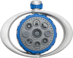 Metal 8-Pattern Turret Sprinkler, Weighted Base - 28252 | Adjustable 8-Pattern Spray with Weighted Metal Base for Stable Coverage up to 35 ft for Lawn & Garden Metal 8-Pattern Turret Sprinkler, Weighted Base - 28252 | Adjustable 8-Pattern Spray with Weighted Metal Base for Stable Coverage up to 35 ft for Lawn & Garden