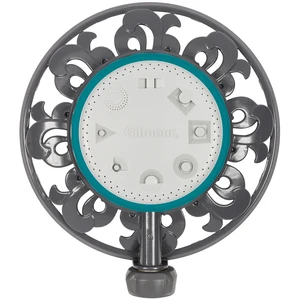 8 Pattern Turret Sprinkler | Stationary Water Sprinkler, Metal Base, 35' Spray Distance 8 Pattern Turret Sprinkler | Stationary Water Sprinkler, Metal Base, 35' Spray Distance