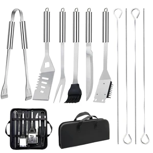 11Pcs Stainless Steel BBQ Grilling Accessories Set, Dad Gifts for Men Christmas Grilling Gifts,Portable Practical Grill Tools Utensils Kit with Storage Bag for Outdoor Grill Camping Backyard 11Pcs Stainless Steel BBQ Grilling Accessories Set, Dad Gifts for Men Christmas Grilling Gifts,Portable Practical Grill Tools Utensils Kit with Storage Bag for Outdoor Grill Camping Backyard