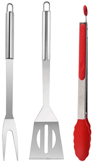 BBQ Grill Tool Set BBQ Accessories, Stainless Steel Grill Tools Grilling Accessories Grill Set Barbecue Grill Accessories for Outdoor Grill, Grill Utensils Grilling Tools Grilling Gifts for Men (3PCS) BBQ Grill Tool Set BBQ Accessories, Stainless Steel Grill Tools Grilling Accessories Grill Set Barbecue Grill Accessories for Outdoor Grill, Grill Utensils Grilling Tools Grilling Gifts for Men (3PCS)