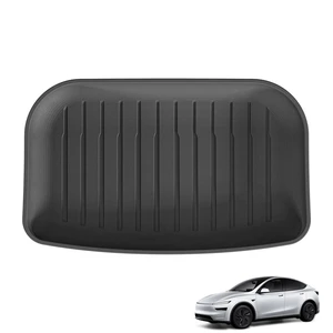 Rear Trunk Lower Mat for 2021-2026 Tesla Model Y Juniper 5 Seater | 2026 Model Y Juniper Accessories,All Weather Mat,Rear Trunk Liner,Heavy Duty,Car Mats,Non-slip,Easy to Clean,TPE,Black Rear Trunk Lower Mat for 2021-2026 Tesla Model Y Juniper 5 Seater | 2026 Model Y Juniper Accessories,All Weather Mat,Rear Trunk Liner,Heavy Duty,Car Mats,Non-slip,Easy to Clean,TPE,Black