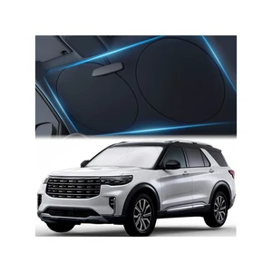 Car Windshield Sunshade Double-Layer Design for 2X Heat Blocking, Blocks UV Rays, Foldable Sun Shade for Cars, Trucks & SUVs, Keeps Interior Cooler, Large (63 x 33.8 in) Car Windshield Sunshade Double-Layer Design for 2X Heat Blocking, Blocks UV Rays, Foldable Sun Shade for Cars, Trucks & SUVs, Keeps Interior Cooler, Large (63 x 33.8 in)