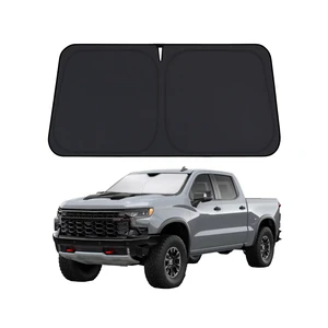 Windshield Sunshade Compatible for Chevrolet Silverado 1500 2019-2026 | Sun Visor for Front Windshield & Window Sun Shade Cover, UV Heat Blocker & Protector, Car Accessories Windshield Sunshade Compatible for Chevrolet Silverado 1500 2019-2026 | Sun Visor for Front Windshield & Window Sun Shade Cover, UV Heat Blocker & Protector, Car Accessories