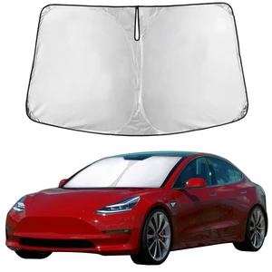 Windshield Sun Shade Compatible with Tesla Model 3 & Model Y Windshield Sun Shade Compatible with Tesla Model 3 & Model Y