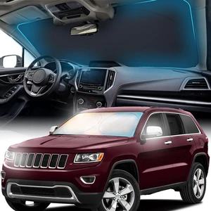 Windshield Sun Shade - Sunshade for Car Windshield - 240T Polyester | Foldable Window Shade | Heat & UV Shield | Storage Bag Windshield Sun Shade - Sunshade for Car Windshield - 240T Polyester | Foldable Window Shade | Heat & UV Shield | Storage Bag