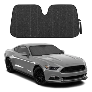 AS-2511 Front Windshield Shade-Accordion Folding Auto Sunshade for Car Truck SUV-Blocks UV Rays Sun Visor Protector-Keeps Your Vehicle Cool-57 x 27 Inch, Black Glitter AS-2511 Front Windshield Shade-Accordion Folding Auto Sunshade for Car Truck SUV-Blocks UV Rays Sun Visor Protector-Keeps Your Vehicle Cool-57 x 27 Inch, Black Glitter