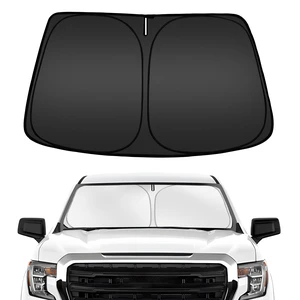 Windshield Sun Shade for Chevy Silverado/GMC Sierra 1500 2500 3500 2019-2025 2026, Custom Fit Foldable Front Window Sunshade Sun Visor Protector, Block UV Rays Keep Your Car Cooler Windshield Sun Shade for Chevy Silverado/GMC Sierra 1500 2500 3500 2019-2025 2026, Custom Fit Foldable Front Window Sunshade Sun Visor Protector, Block UV Rays Keep Your Car Cooler
