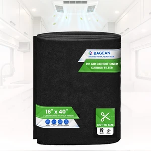 RV AC Carbon Filter Cut-to-Fit 16" x 40" RV Air Conditioner Filters | RV AC Filter Replacement Fits Coleman Mach Dometic Furrion Camper Furnace - Activated Carbon Freshens & Adsorbs Odor RV AC Carbon Filter Cut-to-Fit 16" x 40" RV Air Conditioner Filters | RV AC Filter Replacement Fits Coleman Mach Dometic Furrion Camper Furnace - Activated Carbon Freshens & Adsorbs Odor
