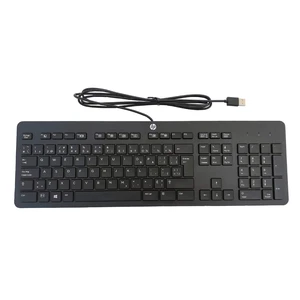 Hewlett Packard Business Black USB Slim Style Windows Enhanced Keyboard. HP P/N 803823-001 Hewlett Packard Business Black USB Slim Style Windows Enhanced Keyboard. HP P/N 803823-001