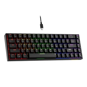 GM682 Wired Mechanical Keyboard,60% Percent Gaming Keyboard | Wired Mechanical Keyboard,60% Percent Gaming Keyboard,LED Backlit,Compact,USB C,Custom,Ergonomic,Mini,PC,Black,Red Switch GM682 Wired Mechanical Keyboard,60% Percent Gaming Keyboard | Wired Mechanical Keyboard,60% Percent Gaming Keyboard,LED Backlit,Compact,USB C,Custom,Ergonomic,Mini,PC,Black,Red Switch
