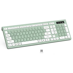 Wireless Keyboard Silent for Office and Home(Avocado Green) Wireless Keyboard Silent for Office and Home(Avocado Green)