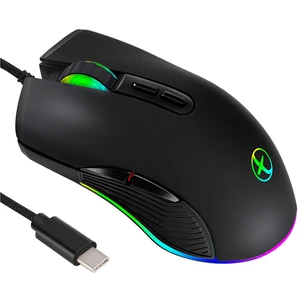 Wired Type C Mouse Gaming Mice 3200 DPI for USB Type C Device Black | Wired Mouse Ergonomic 4 RGB Backlight Compatible with Matebook, Chromebook, Windows, Laptop and More USB Type C Devices Wired Type C Mouse Gaming Mice 3200 DPI for USB Type C Device Black | Wired Mouse Ergonomic 4 RGB Backlight Compatible with Matebook, Chromebook, Windows, Laptop and More USB Type C Devices