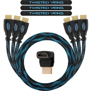 3 Pack of 6FT 4K HDMI Cables HDMI Cable Multipack | HDMI to HDMI Cable Multi pack, HDMI Cord Multipack Features Premium Braided Jackets, Flex Neck Connectors, Plus Accessories 3 Pack of 6FT 4K HDMI Cables HDMI Cable Multipack | HDMI to HDMI Cable Multi pack, HDMI Cord Multipack Features Premium Braided Jackets, Flex Neck Connectors, Plus Accessories
