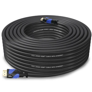 HDMI Cable(50 Feet Blue) HDMI 2.0V Support 4K 2160P,1080P,3D,Audio Return and Ethernet - 1 Pack HDMI Cable(50 Feet Blue) HDMI 2.0V Support 4K 2160P,1080P,3D,Audio Return and Ethernet - 1 Pack