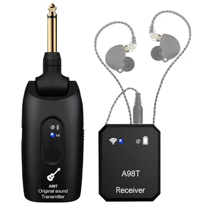 A98T Wireless in Ear Monitor System 2.4GHz Wireless IEM System | with Transmitter and Clip on Receiver, Automatic Pairing, 100ft/30m Range, for Studio, Guitar, DJ, Live Performance A98T Wireless in Ear Monitor System 2.4GHz Wireless IEM System | with Transmitter and Clip on Receiver, Automatic Pairing, 100ft/30m Range, for Studio, Guitar, DJ, Live Performance