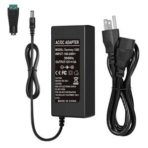 12V 5A Power Supply 60W Universal Regulated AC/DC Adapter Driver | AC 100-240V to 12 Volt 5A DC Converter Transformer Switching Power Supply, 5.5x2.1mm Plug for LED Strip CCTV Router Monitor 12V 5A Power Supply 60W Universal Regulated AC/DC Adapter Driver | AC 100-240V to 12 Volt 5A DC Converter Transformer Switching Power Supply, 5.5x2.1mm Plug for LED Strip CCTV Router Monitor