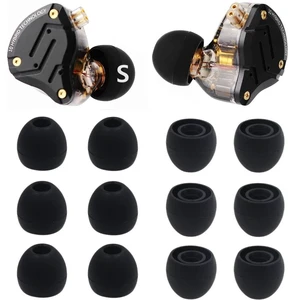 Replacement Earbuds Tips Silicone Ear Tips for KZ ZS10 Pro, Earphones Eartips Small Size 6 Pairs,Black 4233S Replacement Earbuds Tips Silicone Ear Tips for KZ ZS10 Pro, Earphones Eartips Small Size 6 Pairs,Black 4233S