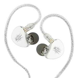Kiwi Ears Belle 10mm DLC Driver In Ear Monitor Wired HiFi IEM Earphones | Balanced Tuning, with CNC Metal Shell, Detachable Cable, Ergonomic Earbuds for Audiophiles & Gamers (Without Mic, Silver) Kiwi Ears Belle 10mm DLC Driver In Ear Monitor Wired HiFi IEM Earphones | Balanced Tuning, with CNC Metal Shell, Detachable Cable, Ergonomic Earbuds for Audiophiles & Gamers (Without Mic, Silver)