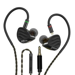 HiFi Wired in-Ear Monitors with Microphone,3.5mm,10mm Driver | Noise Isolating, Detachable Gray-Plated Cable,Zinc Alloy Faceplate,for Music Lovers/Gaming HiFi Wired in-Ear Monitors with Microphone,3.5mm,10mm Driver | Noise Isolating, Detachable Gray-Plated Cable,Zinc Alloy Faceplate,for Music Lovers/Gaming