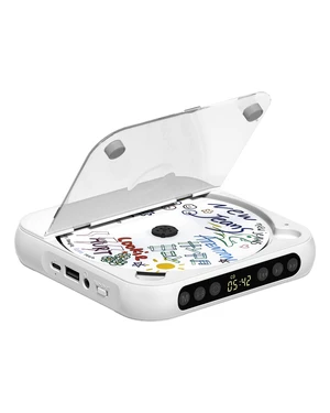 SKYANS CD Player Portable Bluetooth Rechargeable CD Player for Home for Car | CD player with Bluetooth5.3,2000mAh Rechargeable,HiFi Speaker,Headphones, LCD Screen, Supports CD/AUX/USB,for Car SKYANS CD Player Portable Bluetooth Rechargeable CD Player for Home for Car | CD player with Bluetooth5.3,2000mAh Rechargeable,HiFi Speaker,Headphones, LCD Screen, Supports CD/AUX/USB,for Car