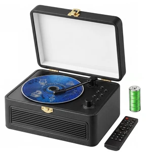 CD Player Portable Bluetooth Retro CD Players Rechargeable | 3600mAh Vintage CD-Player with Dual Speakers Hifi Sound & Radio & Remote Control Support USB/AUX Playback Headphone Jack CD Player Portable Bluetooth Retro CD Players Rechargeable | 3600mAh Vintage CD-Player with Dual Speakers Hifi Sound & Radio & Remote Control Support USB/AUX Playback Headphone Jack