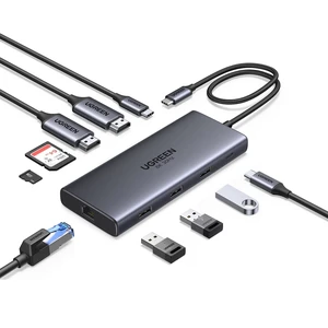 USB C Docking Station Dual Monitor, 10-in-1 Laptop Dock with 2 HDMI | Dual 4K@60Hz, 5Gbps USB C&A Ports, 100W PD, 1G Ethernet, SD/TF 3.0, Revodok Pro Aluminum USB-C Dock for Dell/HP/Lenovo USB C Docking Station Dual Monitor, 10-in-1 Laptop Dock with 2 HDMI | Dual 4K@60Hz, 5Gbps USB C&A Ports, 100W PD, 1G Ethernet, SD/TF 3.0, Revodok Pro Aluminum USB-C Dock for Dell/HP/Lenovo