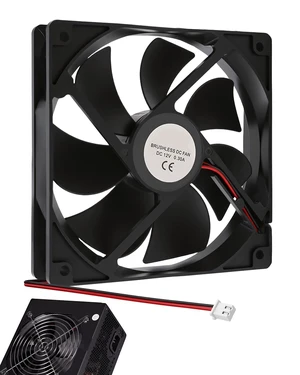 120mm x 120mm x 25mm Case Fan for Cooling PC Computer Case | 12025 DC 12V Cooling Fan 5in x 5in fan Dual Ball Bearings Brushless DC Cooling Exhaust fan for CPU Coolers Radiators Desktop 120mm x 120mm x 25mm Case Fan for Cooling PC Computer Case | 12025 DC 12V Cooling Fan 5in x 5in fan Dual Ball Bearings Brushless DC Cooling Exhaust fan for CPU Coolers Radiators Desktop