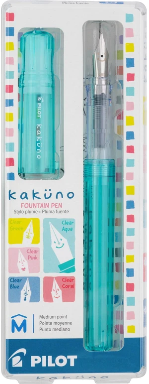 Kakuno Fountain Pen, Aqua Barrel, Medium Nib Kakuno Fountain Pen, Aqua Barrel, Medium Nib