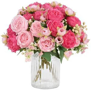2 Packs Peonies Artificial Flowers, Mixed Pink Artificial Peonies, Silk Peonies Flowers Fake Peonies Artificial Flowers Peonies Bouquet for Centerpiece Table Wedding Party Home Decor 2 Packs Peonies Artificial Flowers, Mixed Pink Artificial Peonies, Silk Peonies Flowers Fake Peonies Artificial Flowers Peonies Bouquet for Centerpiece Table Wedding Party Home Decor