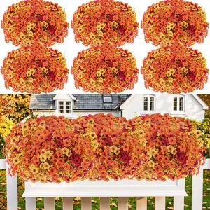 13 Bundles Artificial Fall Flowers Fake Mums for Outdoor (Autumn Colors) | Fake Fall Flowers Silk Flowers UV Resistant Faux Plants for Outside Front Porch Hanging Planter Garden Home Fall Decor 13 Bundles Artificial Fall Flowers Fake Mums for Outdoor (Autumn Colors) | Fake Fall Flowers Silk Flowers UV Resistant Faux Plants for Outside Front Porch Hanging Planter Garden Home Fall Decor