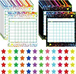 80 Pack Reward Chart for Kids, Incentive Chart Behavior Chart for Kids at Home, 2 Designs with 2160 Star Sticker, Kids Chore Chart, Sticker Chart for Kids Behavior 80 Pack Reward Chart for Kids, Incentive Chart Behavior Chart for Kids at Home, 2 Designs with 2160 Star Sticker, Kids Chore Chart, Sticker Chart for Kids Behavior
