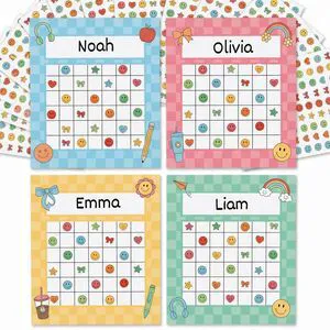 Fun Reward Charts for Kids with Stickers - 80 Charts for Classroom or Home | Motivational Behavior Trackers, Complete Set with 3000+ Colorful Incentive Stickers to Build Positive Habits & Routine Fun Reward Charts for Kids with Stickers - 80 Charts for Classroom or Home | Motivational Behavior Trackers, Complete Set with 3000+ Colorful Incentive Stickers to Build Positive Habits & Routine