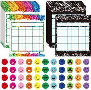 80 Pack Reward Chart for Kids, Incentive Behavior Chart for Classroom & Home, Kids Chore & Sticker Chart with 2,145 Star Stickers for Rewards and Good Behavior 80 Pack Reward Chart for Kids, Incentive Behavior Chart for Classroom & Home, Kids Chore & Sticker Chart with 2,145 Star Stickers for Rewards and Good Behavior