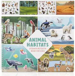 Fun Sticker Book for Toddlers 2-4 Years - Kids Activity Book with 12 Themes | Beautiful Stickers Entertain Girls & Boys Ages 2-4 or 4-8 While Traveling - Incl. Animal and Coloring Pages Fun Sticker Book for Toddlers 2-4 Years - Kids Activity Book with 12 Themes | Beautiful Stickers Entertain Girls & Boys Ages 2-4 or 4-8 While Traveling - Incl. Animal and Coloring Pages