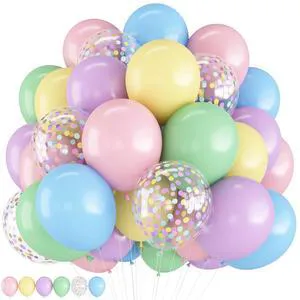 Pastel Balloons Back To School Rainbow Colorful Birthday Balloon | Pastel Color Confetti Balloon for Fun To Be One Fancy First Birthday Ice Cream Christmas Baby Shower Bridal Party Decorations Pastel Balloons Back To School Rainbow Colorful Birthday Balloon | Pastel Color Confetti Balloon for Fun To Be One Fancy First Birthday Ice Cream Christmas Baby Shower Bridal Party Decorations