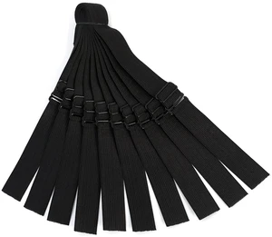 Adjustable Elastic Bands Straps For Wigs (Black/10pcs) Adjustable Elastic Bands Straps For Wigs (Black/10pcs)