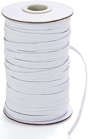 Elastic Band for Sewing, 1/4 Inch 40 Yards, White | Knit Elastic Bands High Elastic Cord for Sewing Waistband and Pants Waist Elastic Band for Sewing, 1/4 Inch 40 Yards, White | Knit Elastic Bands High Elastic Cord for Sewing Waistband and Pants Waist