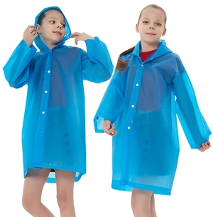Rain Ponchos Raincoats for Kids, Reusable Boys Girls Rain Jackets Emergency with Hood for Family Disney Travel Outdoor, Blue Rain Ponchos Raincoats for Kids, Reusable Boys Girls Rain Jackets Emergency with Hood for Family Disney Travel Outdoor, Blue