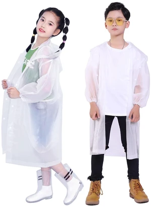 Reusable Rain Poncho with Hood for Kids Raincoat (2 Pack) | Waterproof, Foldable, Kids Rain Jacket, Emergency Children Raincoats for Boys Girls, Travel & Disney Theme Parks & Daily Use Reusable Rain Poncho with Hood for Kids Raincoat (2 Pack) | Waterproof, Foldable, Kids Rain Jacket, Emergency Children Raincoats for Boys Girls, Travel & Disney Theme Parks & Daily Use