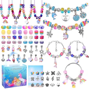 Charm Bracelet Making Kit,Unicorn Mermaid Crafts Gifts Set Can Inspires Imagination and Creativity,Jewelry Making Kit Perfect Gifts for Girls 5-12 Years Old (84 Pieces) Charm Bracelet Making Kit,Unicorn Mermaid Crafts Gifts Set Can Inspires Imagination and Creativity,Jewelry Making Kit Perfect Gifts for Girls 5-12 Years Old (84 Pieces)