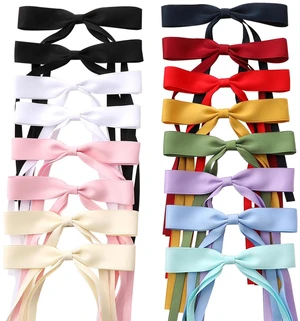 16 PCS Hair Bows for Women,Hair Ribbon Hair Bows With Long Tail,Hair Bow Clips Hair Barrettes for Women Accessories 16 PCS Hair Bows for Women,Hair Ribbon Hair Bows With Long Tail,Hair Bow Clips Hair Barrettes for Women Accessories