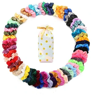 60 Pcs Scrunchies Velvet Scrunchies and Satin Hair Scrunchies for Women | Girls Silk Elastic Hair Ties Scrunchies for Women Hair Accessories with Gift Bag 60 Pcs Scrunchies Velvet Scrunchies and Satin Hair Scrunchies for Women | Girls Silk Elastic Hair Ties Scrunchies for Women Hair Accessories with Gift Bag