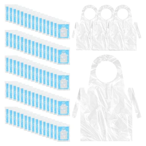 300Pcs Plastic Disposable Aprons 24 x 37 Inch Clear Plastic Aprons for Cooking Painting Picnic DIY Crafts, Unisex Disposable Adult Apron 300Pcs Plastic Disposable Aprons 24 x 37 Inch Clear Plastic Aprons for Cooking Painting Picnic DIY Crafts, Unisex Disposable Adult Apron