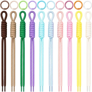 10pcs Paracord Rope Keychain, Paracord Keychain Bag Charms, 10 Color | Polyester & Alloy, with O Ring, Colorful, Braided Rope, Knot, 9.05in, for Handbag Purse Backpack Decoration 10pcs Paracord Rope Keychain, Paracord Keychain Bag Charms, 10 Color | Polyester & Alloy, with O Ring, Colorful, Braided Rope, Knot, 9.05in, for Handbag Purse Backpack Decoration