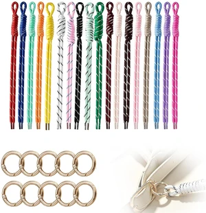 28PCS Colorful Paracord Keychains, Braided Rope Bag Charms for Keys | Colorful paracord rope, keychain lanyard, backpack charm, purse accessory,handbag decoration,lightweight, DIY craft supplies 28PCS Colorful Paracord Keychains, Braided Rope Bag Charms for Keys | Colorful paracord rope, keychain lanyard, backpack charm, purse accessory,handbag decoration,lightweight, DIY craft supplies